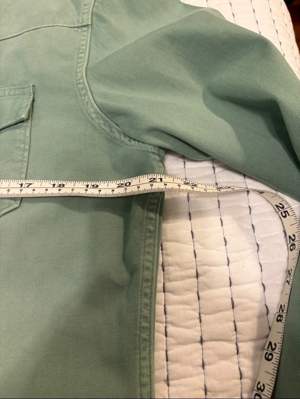 Polo by Ralph Lauren denim supply garment dyed Green Western Shirt - Picture 6 of 8